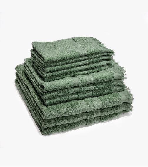 Olive Green Hand Towel 30x50 500 gr m